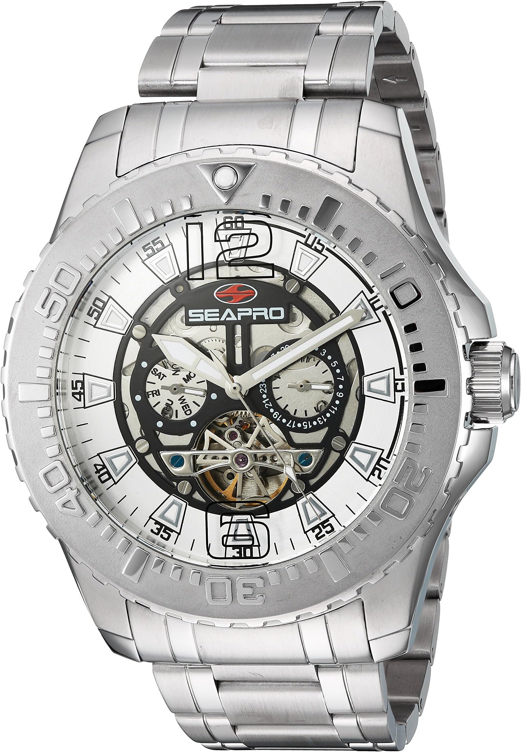 Seapro Men's Analogue Automatic Watch with Stainless-Steel Strap SP3310