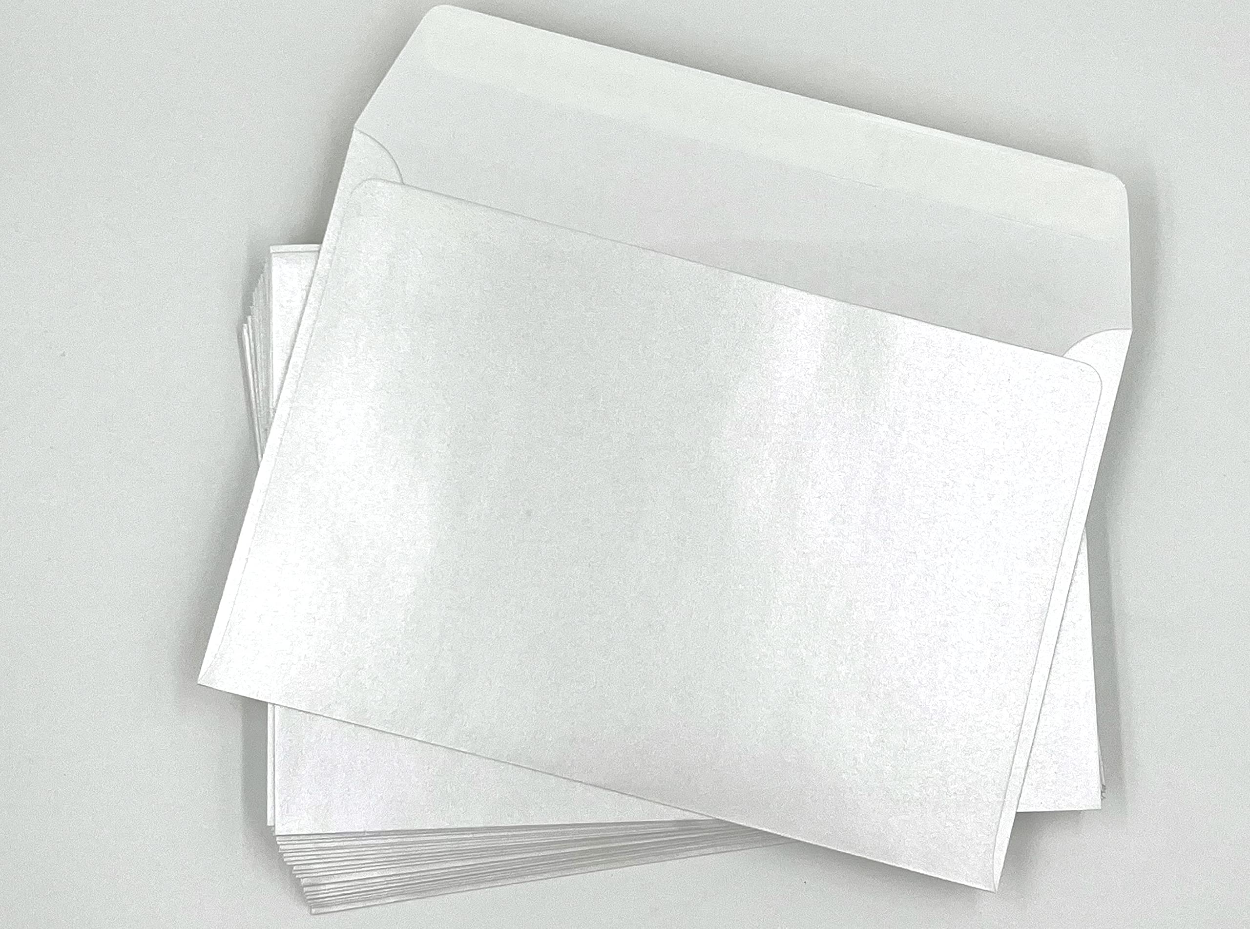 Enveloppes Nacrées Sans Fenêtre Format C5 (229x162 Mm) - Lot De 25, Auto-adhésives, Pour Invitations Et Courrier Chic