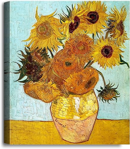 Miniatura 1379 de A&T ARTWORK The Starry Night de Vincent Van Gogh. Tamaño del marco: 36 x 30 pulgadas, tamaño de la imagen: 30 x 24 pulgadas, reproducciones clásicas