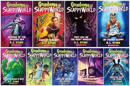 Goosebumps SlappyWorld Series 9 Books Set #9 - #17