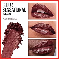 Vista 28 de Maybelline Color Sensational Lipstick, Lip Makeup, Cream Finish, Hydrating Lipstick, Rum Riche, Deep Nude ,1 Count #BLUSHING BUD