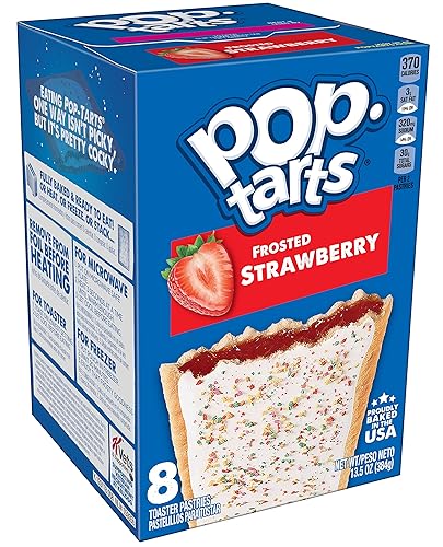 Miniatura 5 de Pastel tostado esmerilado variedad, cereza, frambuesa, fresa y arándano, 13.5 onzas (paquete de 4)  con clip de bolsa Make Your Day o dos paletas