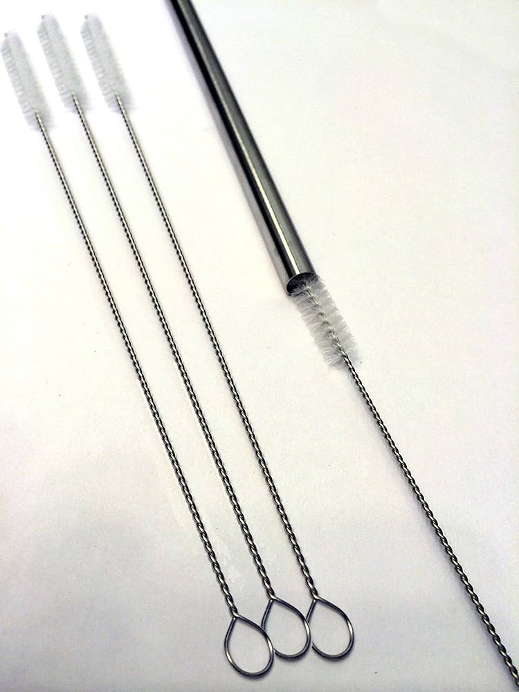Amazon｜ストロー洗浄ブラシ ― ストローを洗うためのステンレス製洗浄