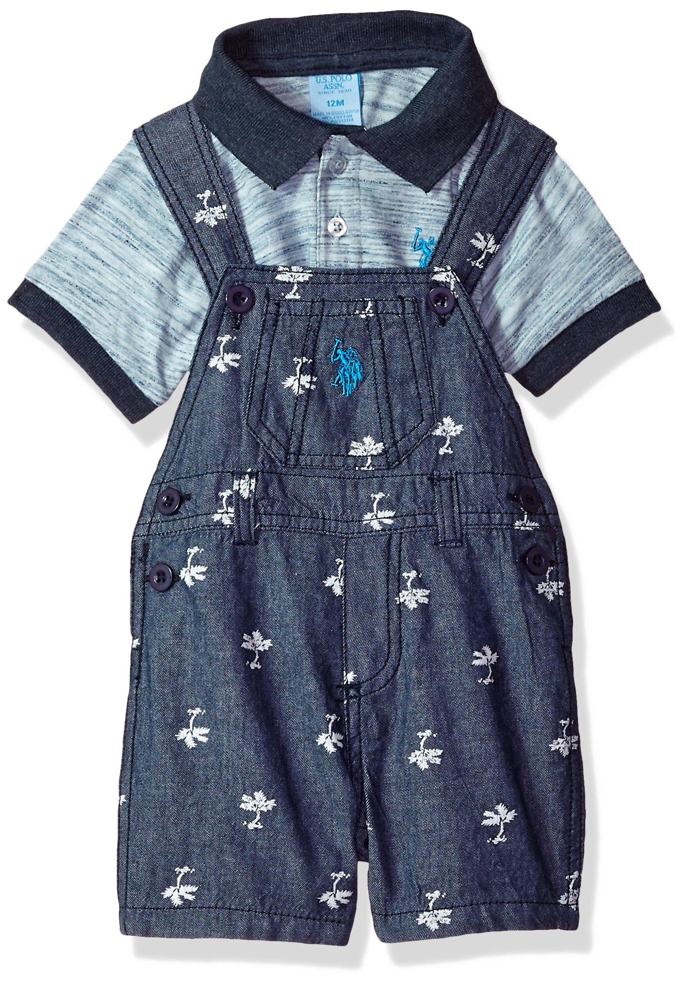 U.S. Polo Assn. Baby Boys' T-Shirt and Short Set