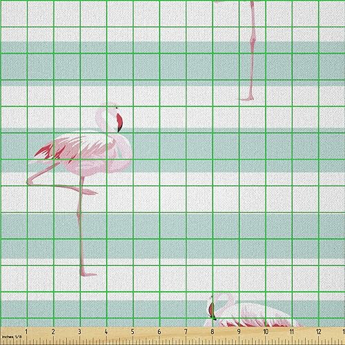 Vista 919 de Lunarable The Yard, tela azul real de The Yard, patrón de cerámica inspirado en el Medio Oriente estilo marroquí, estampado oriental, tela de satén