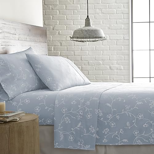 Miniatura 24 de Southshore Fine Living, Inc., Sábanas de 100% algodón tamaño California King, juego de sábanas de algodón de 300 hilos, sábana bajera ajustable con