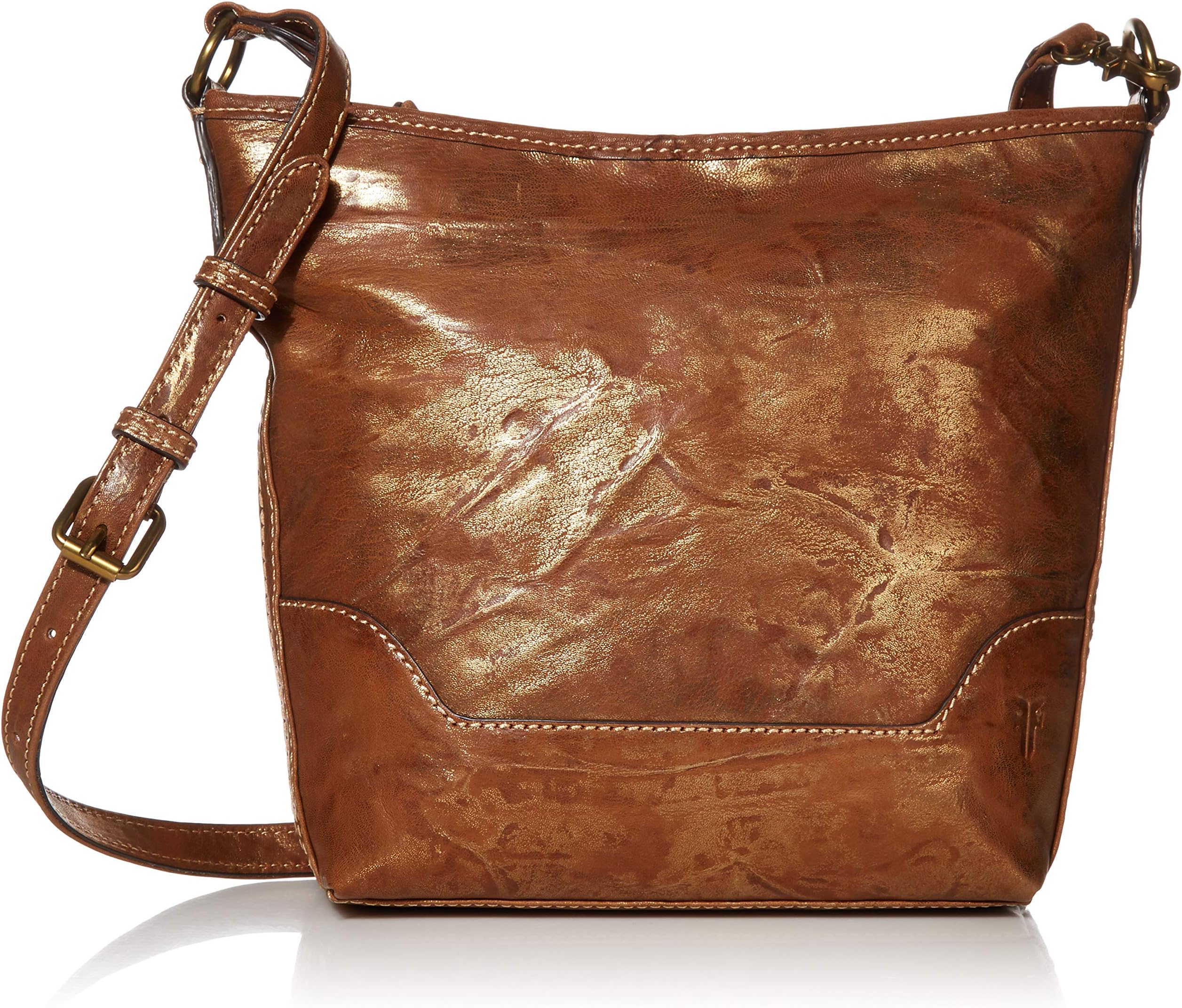 Melissa Small Zip HOBO Bag, Bronze