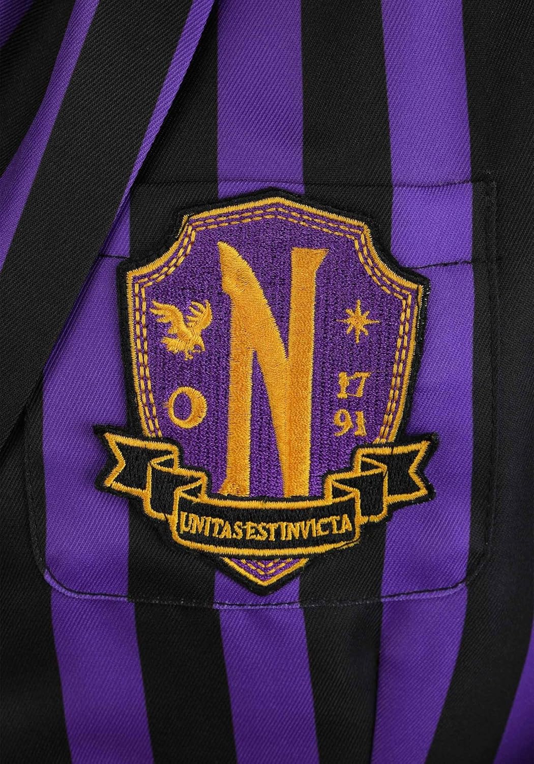 Nevermore Academy Enid Sinclair Women's Costume with Shirt, Vest, Jacket, Skirt, and Tie for Halloween Cosplay Fun