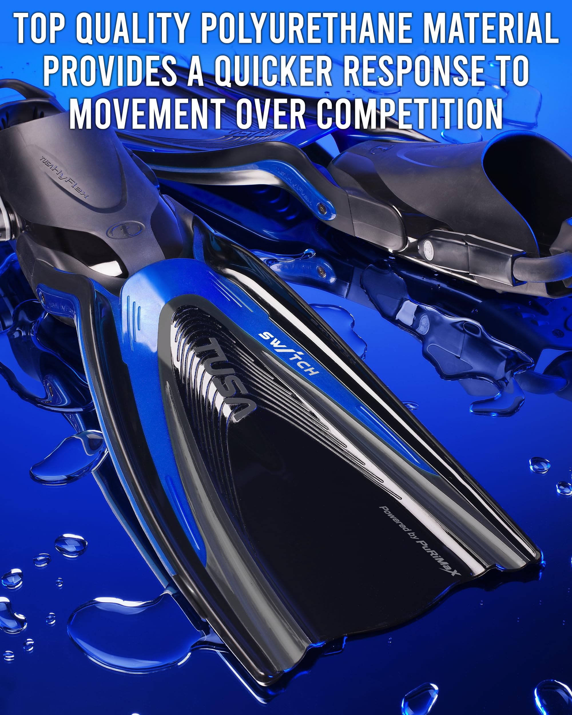 Tusa Aletas de Buceo SF-0104 Hyflex Switch