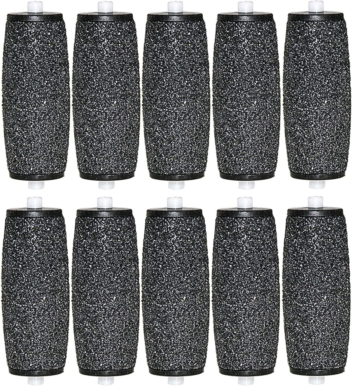 Hsthe Sea 10 Pack Extra Grove Minerale Vervangende Rollers Velvet Smooth Pedi Vervangende Roller Head Navullingen voor Velvet Smooth Callus Remover Navulrollers, Blauw