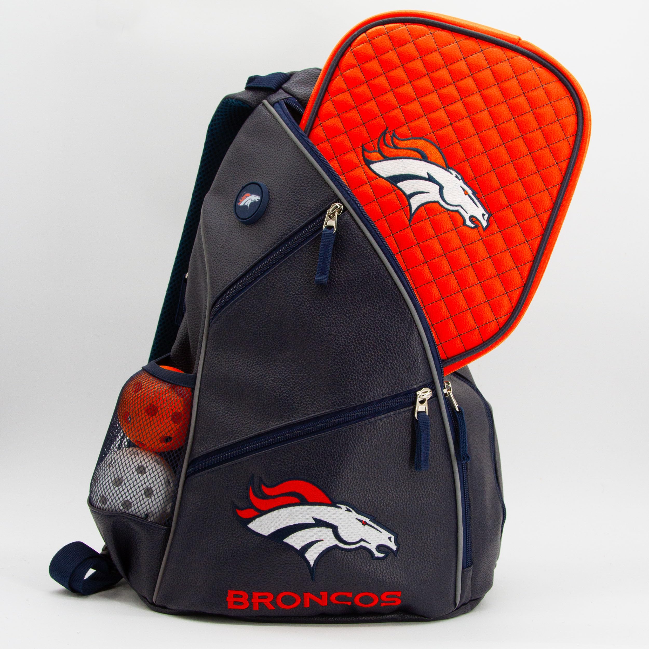 Team Golf Mochila de piel sintética, varios colores del equipo, grande