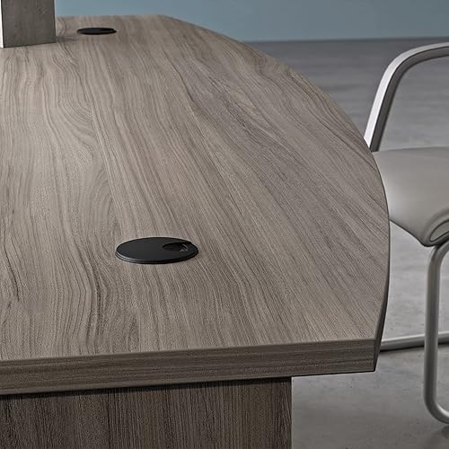 Miniatura 4 de Sauder Office Works Affirm - Escritorio de 72 pulgadas, con 2 cajones, con pedestal Ste, acabado de olmo Hudson