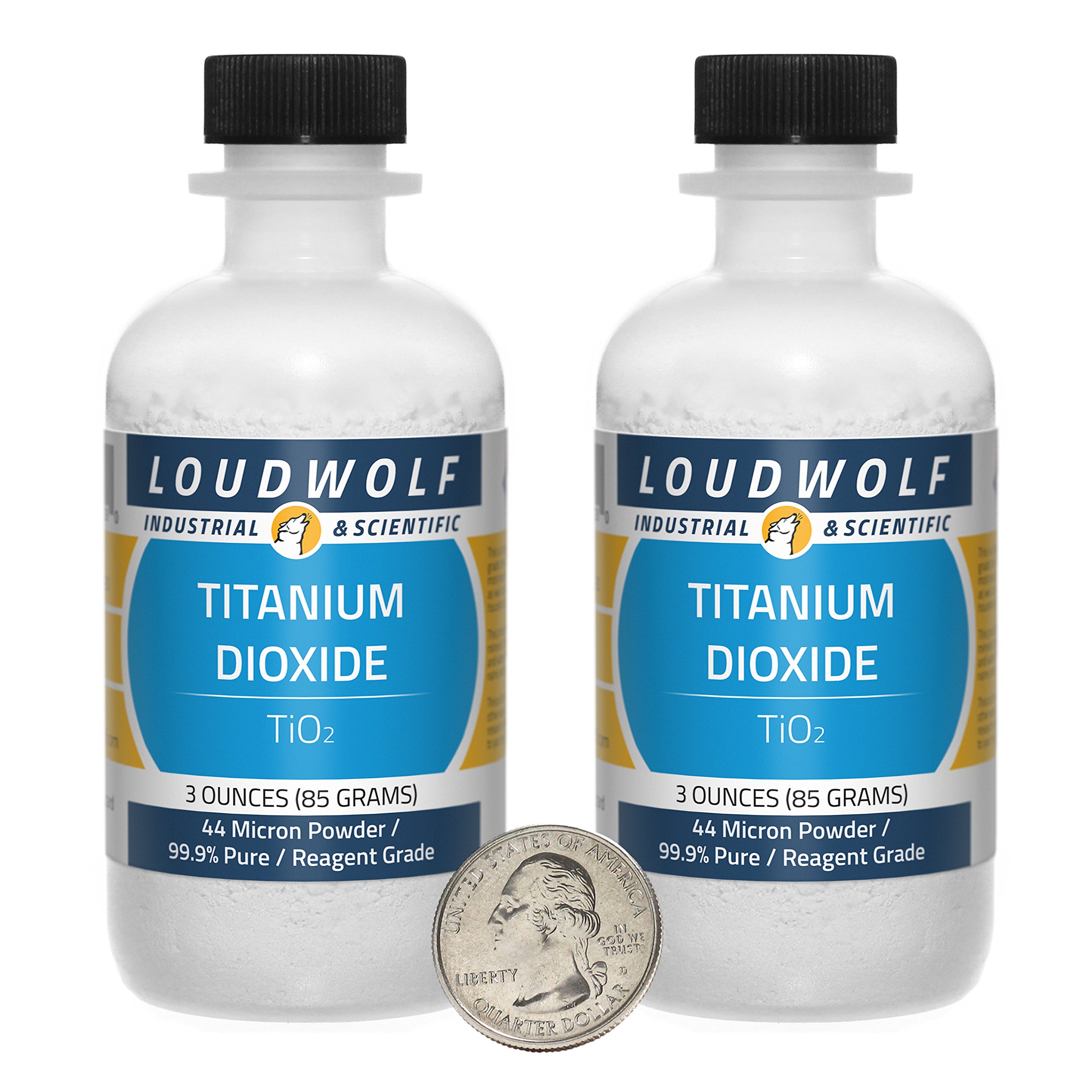 Loudwolf Titanium Dioxide/Fine Powder / 6 Ounces / 99.9% Pure/Ships Fast from USA