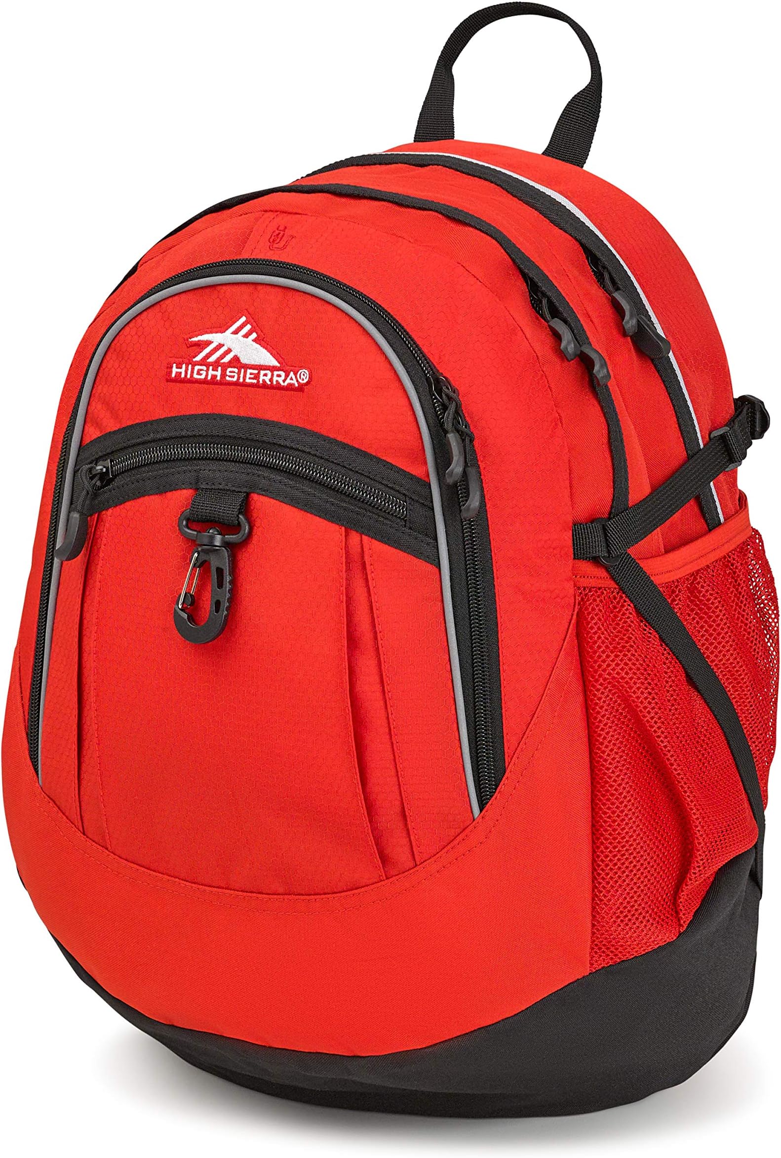 High Sierra Fatboy Backpack, Crimson/Black, 19.5 x 13 x 7-Inch
