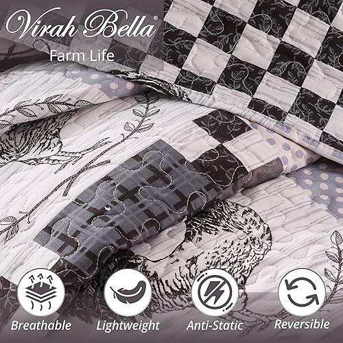 Miniatura 2 de Virah Bella Lodge - Juego de ropa de cama de 8 piezas