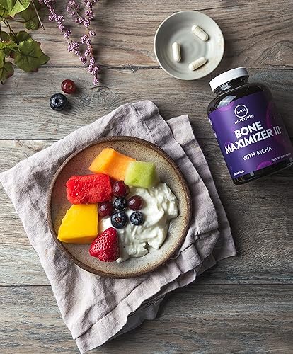 Miniatura 8 de MRM Nutrition Bone Maximizer III  con MCHA + vitamina D3 + vitamina K2  Salud ósea  Alta potencia  Vitaminas y minerales clave para huesos  50