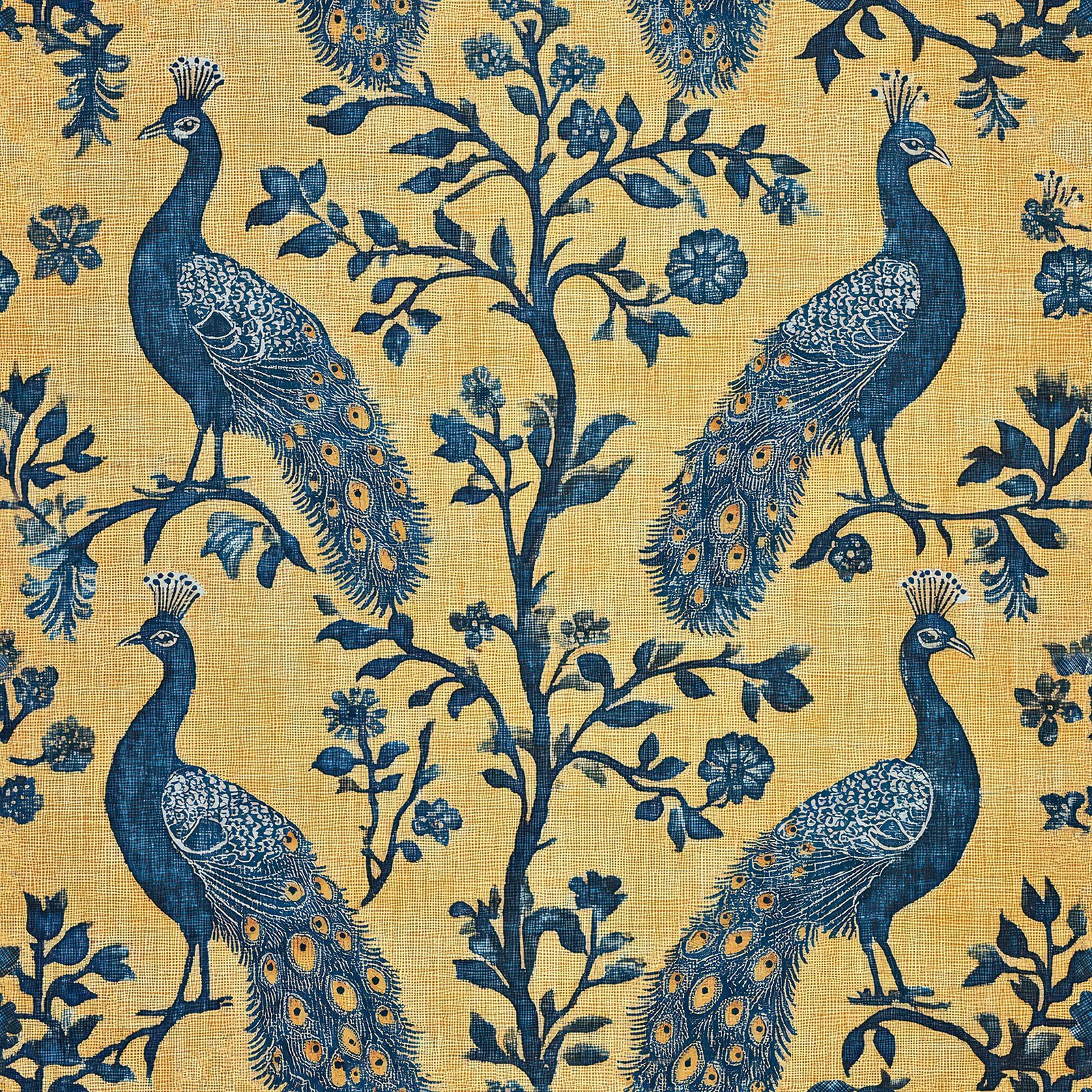 Papier peint bleu marine lin lavable pour masquer les défauts de mur