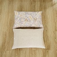 Vista 5 de FADFAY Elegante juego de funda de edredón de cachemira, ropa de cama clásica de cachemira dorada, transpirable, 100% algodón percal, ultra suave