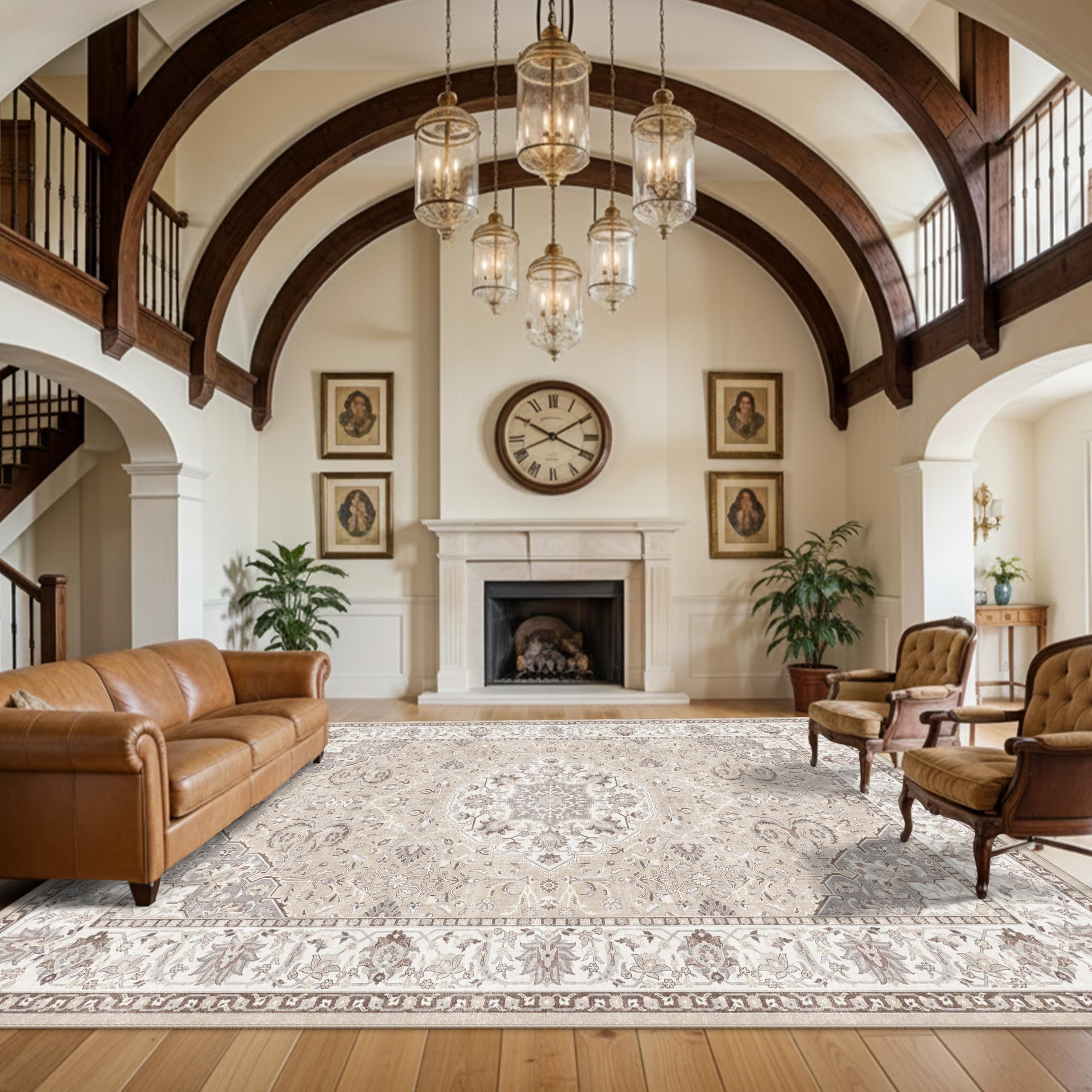 Oriental Neutral 12x15 rug beige