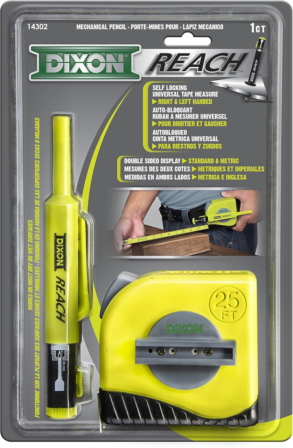 DIXON Industrial Reach Deep Hole Mechanical Pencil with