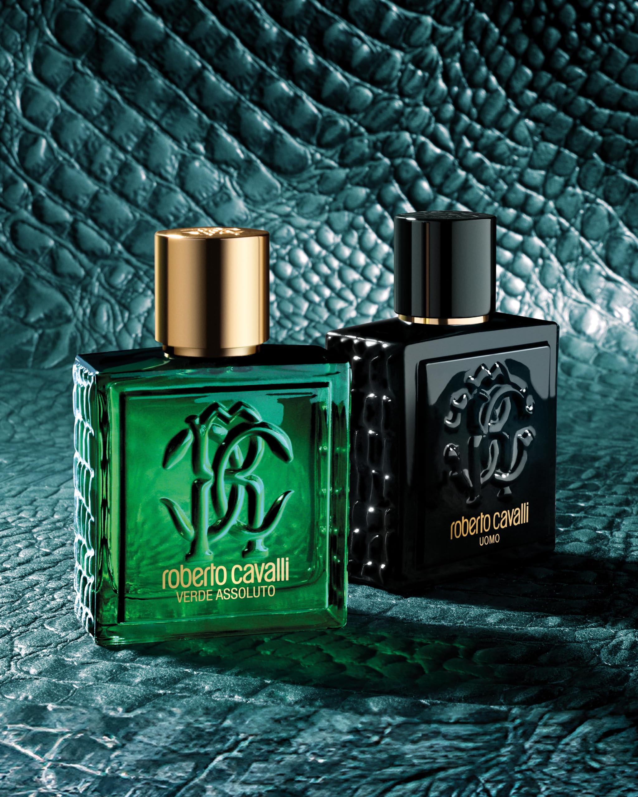 ROBERTO CAVALLI Uomo Verde Assoluto, EDP, Drzewne Perfumy, 100 ml