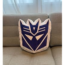 Symbiote Studios Transformers - Decepticon Logo Plush Cushion - Officially Licensed Product, Soft and Cuddly Collectible for Fans and Collectors - Ideal Gift for Kids and Adults - Ages 3+