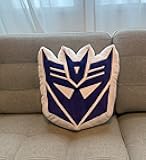 Symbiote Studios Transformers - Decepticon Logo Plush Cushion - Officially Licensed Product, Soft and Cuddly Collectible for Fans and Collectors - Ideal Gift for Kids and Adults - Ages 3+