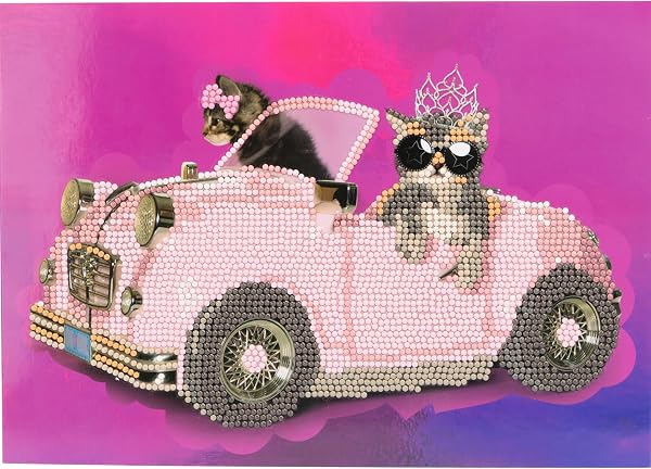 DIAMANTINY Level Up - Nice Group Creative Art, Diamond Painting Kit crea il mosaico, PETS, Princesses, Multicolor, 96122 - 4