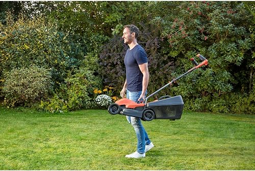 Black + Decker bemw451bh-qs Wired Lawnmower 3 Height 32 cm, 1200 Watt, Orange - 7