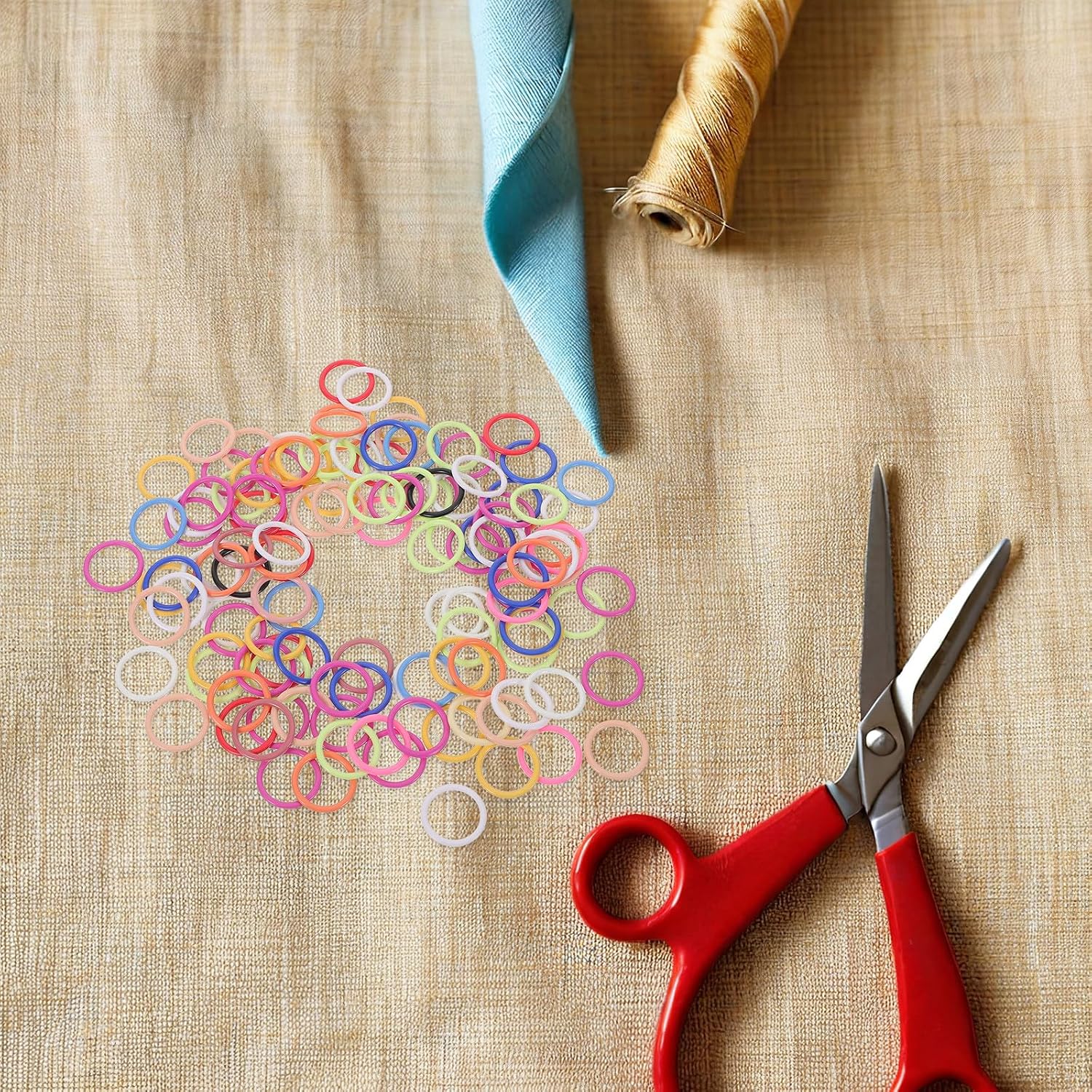200pcs Metal Stitch Markers 12mm, for Knitting and Crochet