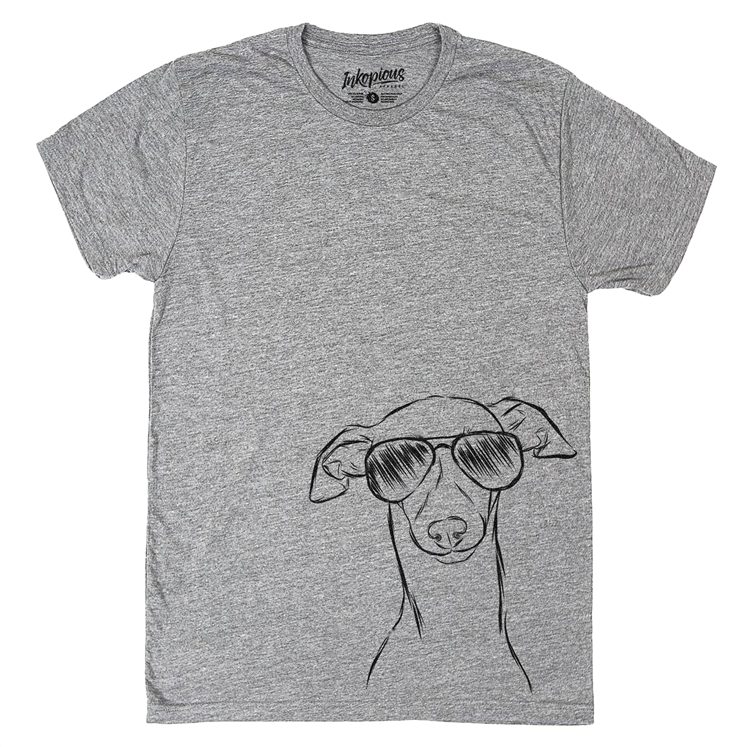 InkopiousZiggy The Italian Greyhound Triblend T-Shirt