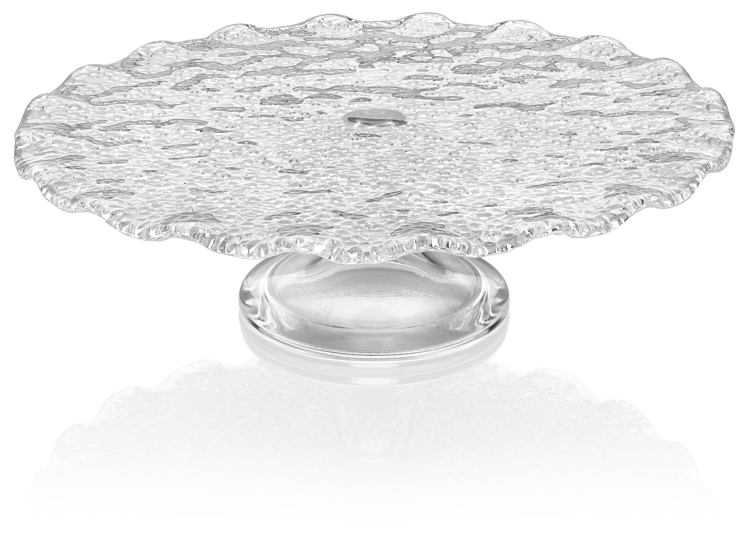 IVV Glassware - Soporte para tartas, vidrio, transparente, 33 cm