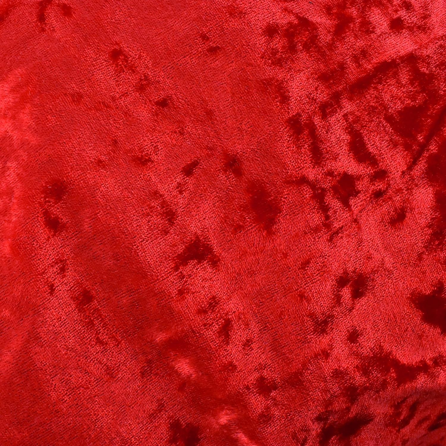 Homeford Rectangle Velvet Party Dining Tablecloth, 132-inch x 90-inch, Red