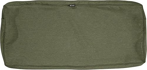 Classic Accessories Montlake - Funda de cojín para banca de patio, Heather Fern