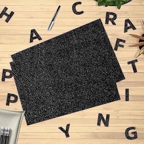 Miniatura 6 de 25 hojas de cartulina azul con purpurina  110 libras. 300 GSM  8.2 x 11.7 pulgadas (8.2 x 11.7 pulgadas), cartulina de papel con purpurina pesada