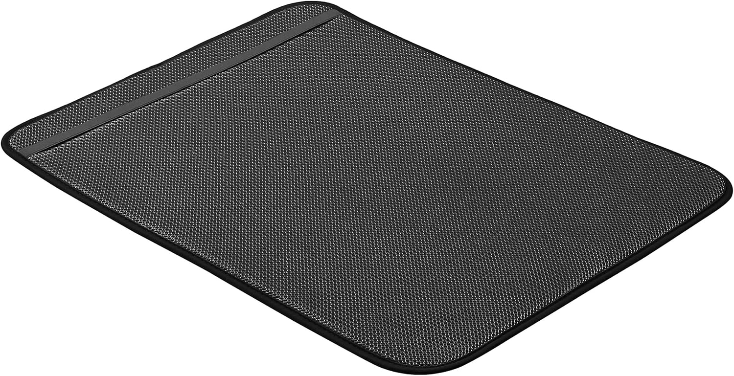  Basics Drying Mat - 18x24" (46x70cm)- Black, 2-Pack: Home & Kitchen