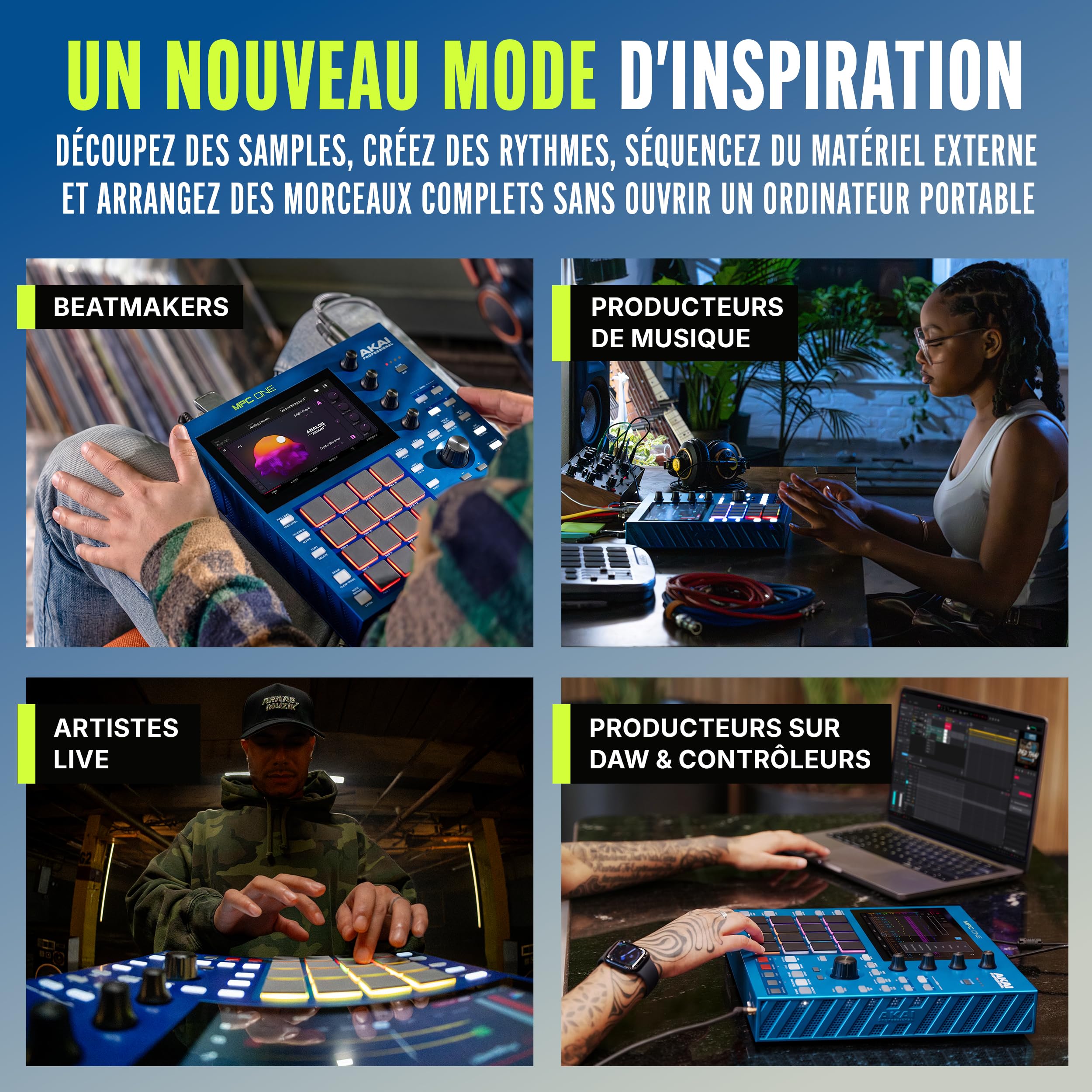 Akai Professional MPC One G2 Centre de Production Autonome Next-Gen
