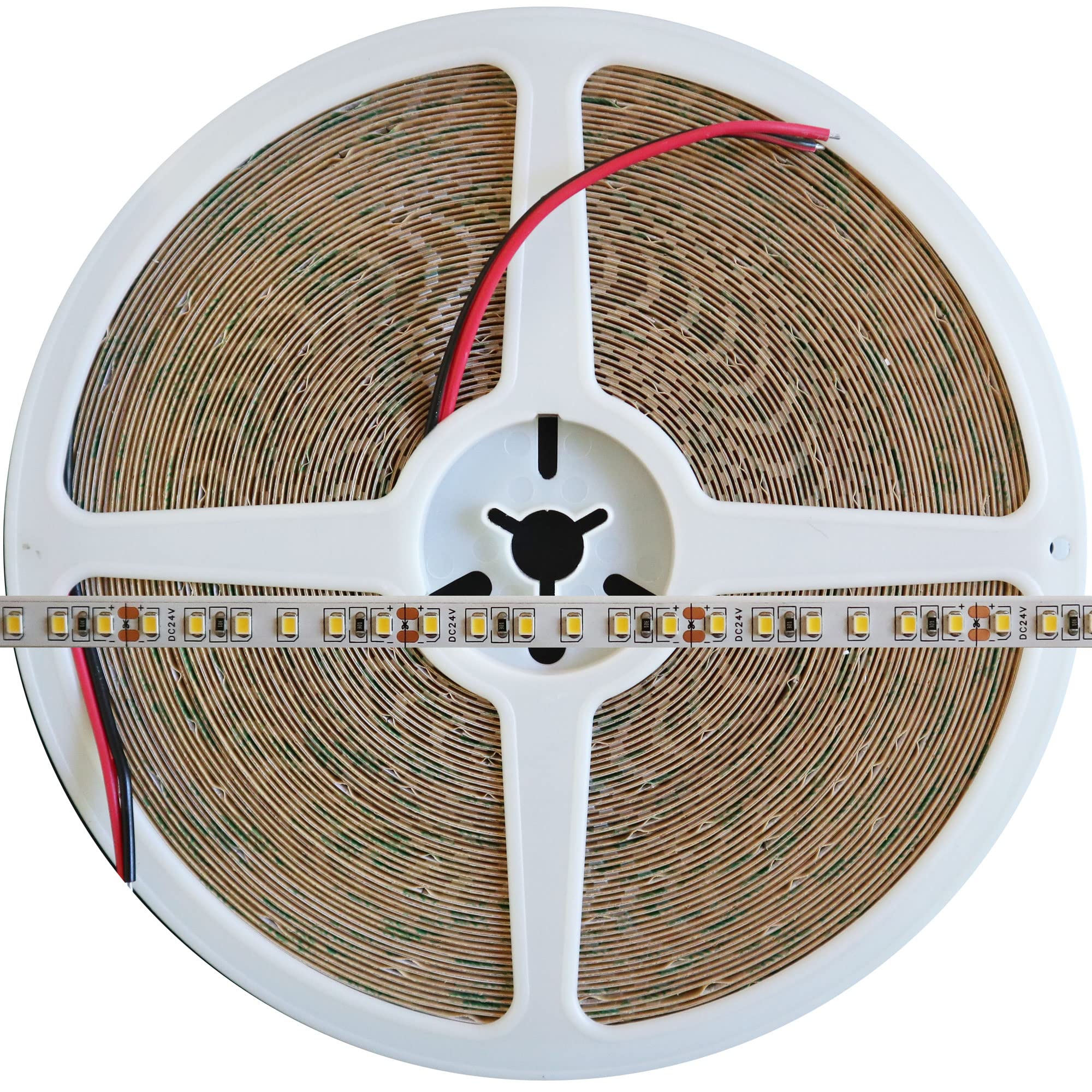 Bobina da 20 metri Bianco Naturale 4000k senza trasformatore 2400Led 240Watt 20,000Lumen 24V Striscia Led Strip ip20