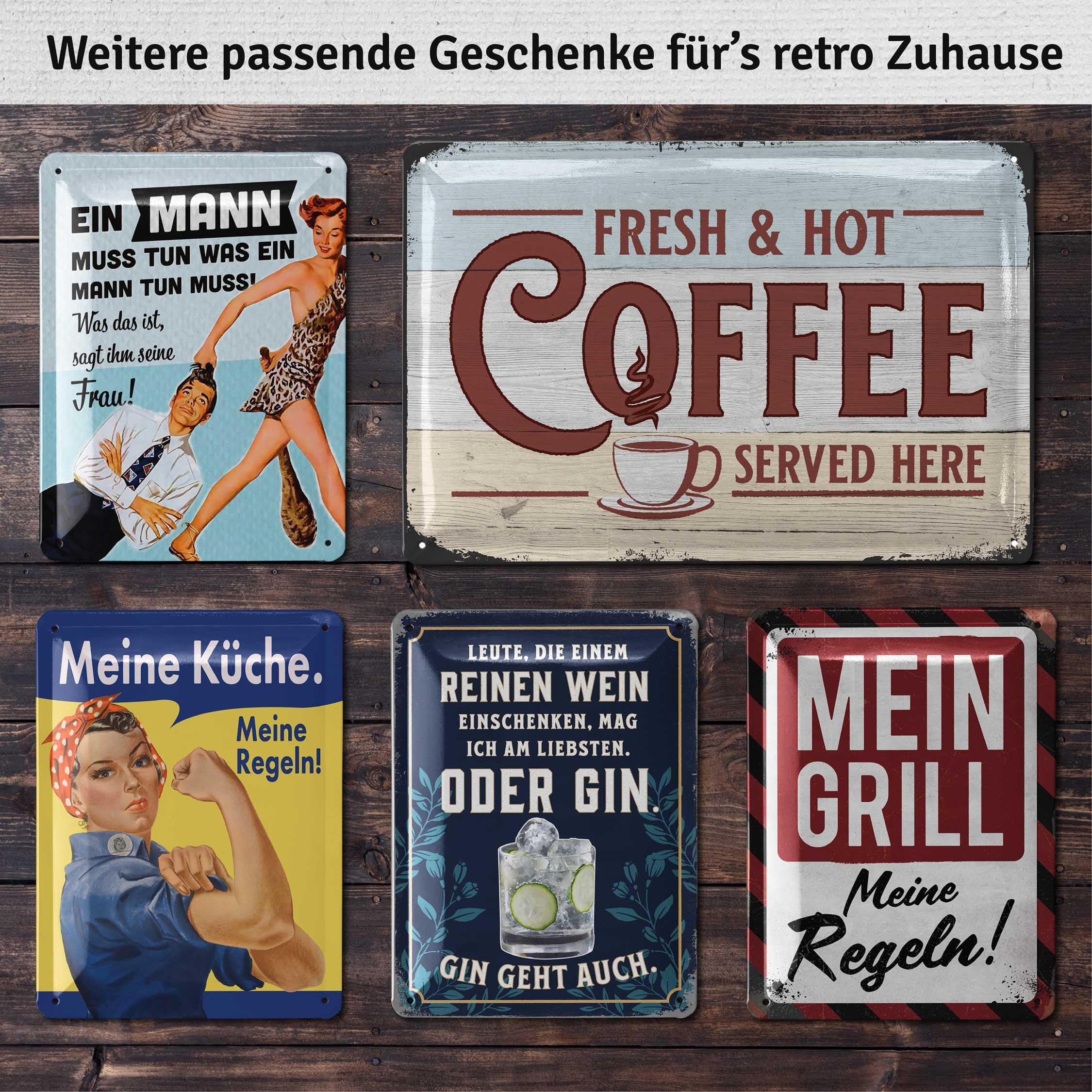 Metalen bord EXIT WAY OUT Dekoschild Wegwijzer Nostalgie Vintage 40x25cm