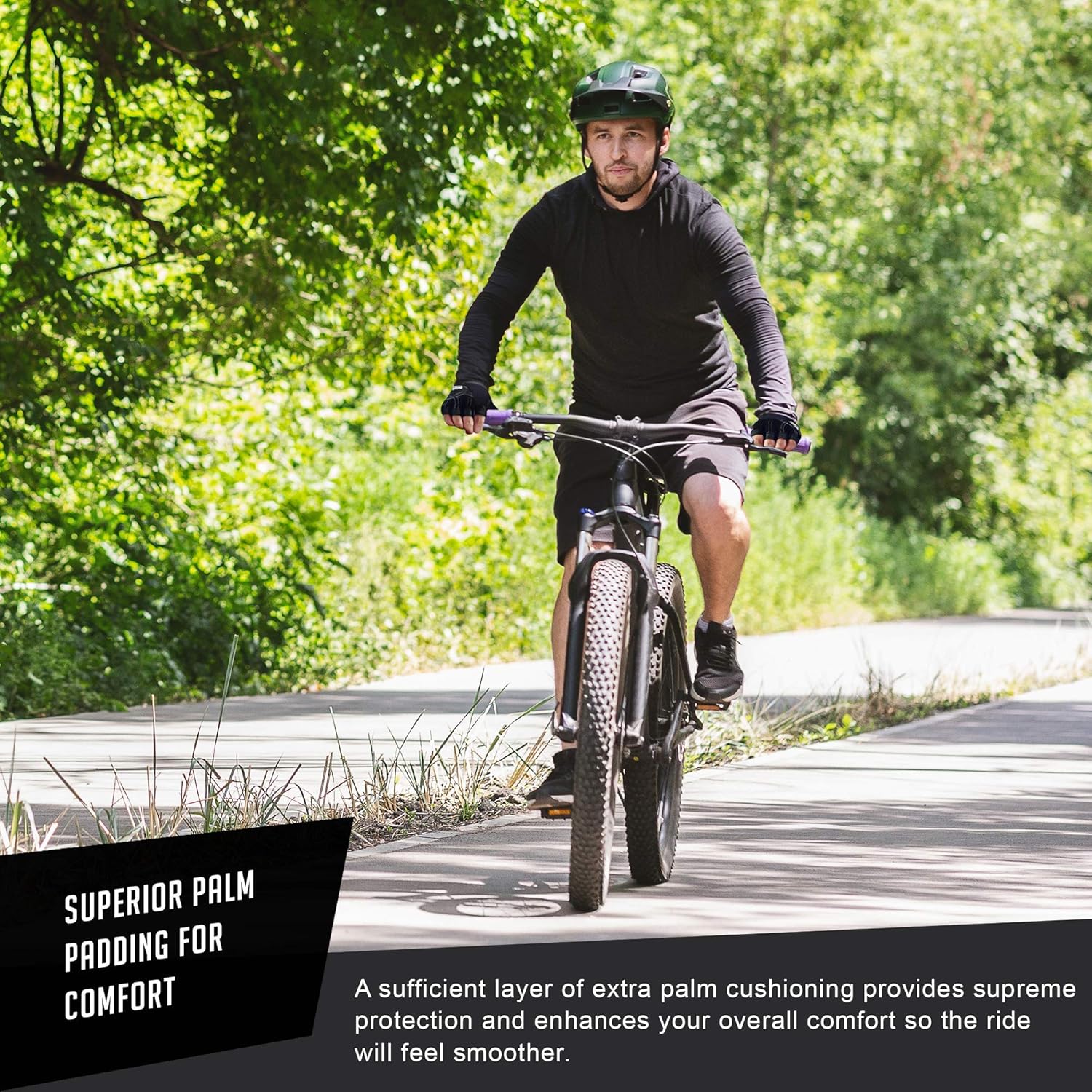 RIMSports Cycling Gloves Reflective Mountain Bike Gloves for Day & Night Riding Ideal Biking Gloves & Road Bike Gloves with Superior Padding Bicycle Gloves with Microfiber Thumb Towel & Fingerless Design : Sports & Outdoors