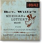 Dunlop RWN0738 Reverend Willy Extra Light Coated Steel Electric Guitar Strings, .007-.038 Gauge