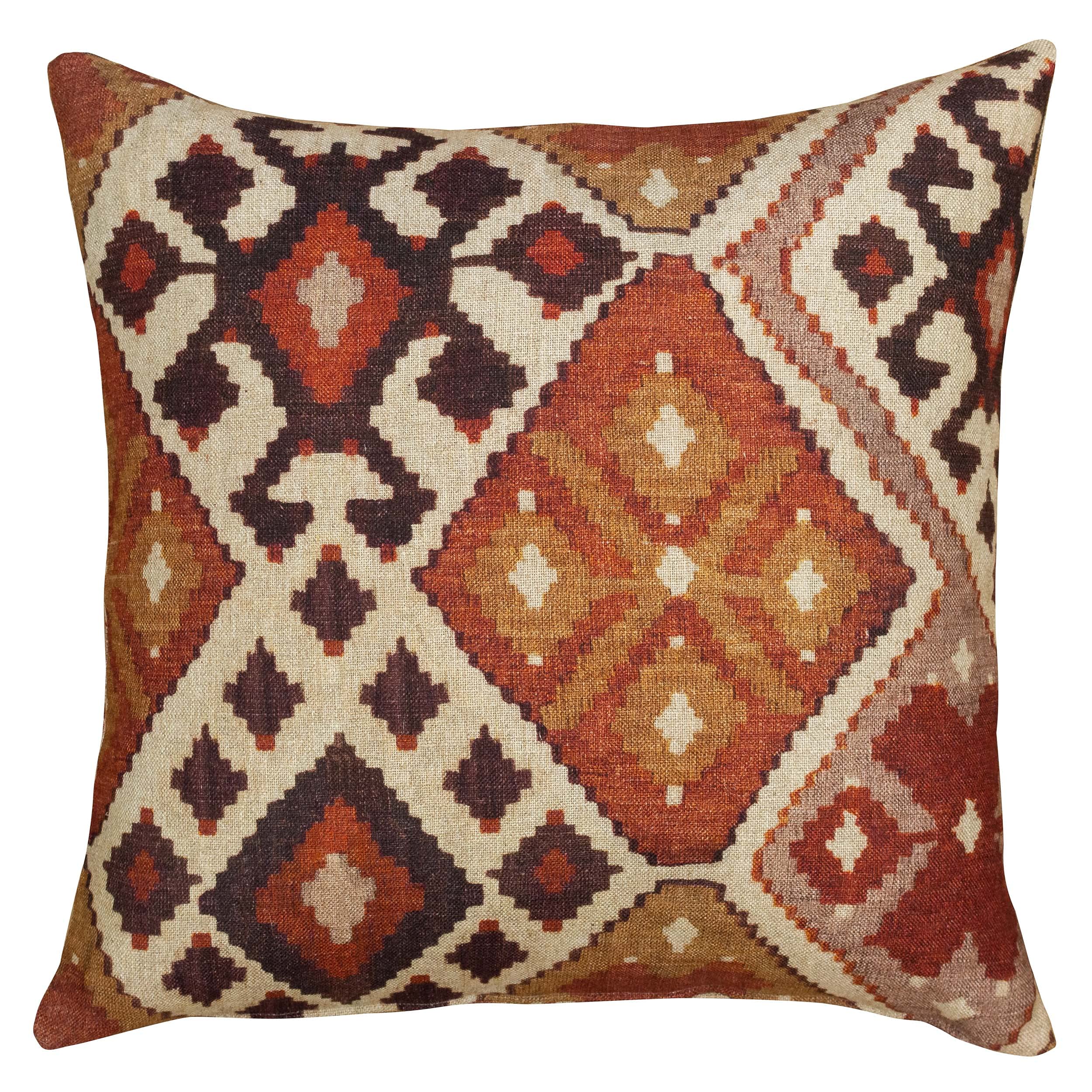 Buy Terracotta Kilim Turkish Style Printed ExtraLarge Cushion Cover