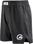 2-in-1 BJJ MMA Fight Shorts Built-in Compression Lining: Grappling, Brazilian Jiu Jitsu, No-Gi Shorts