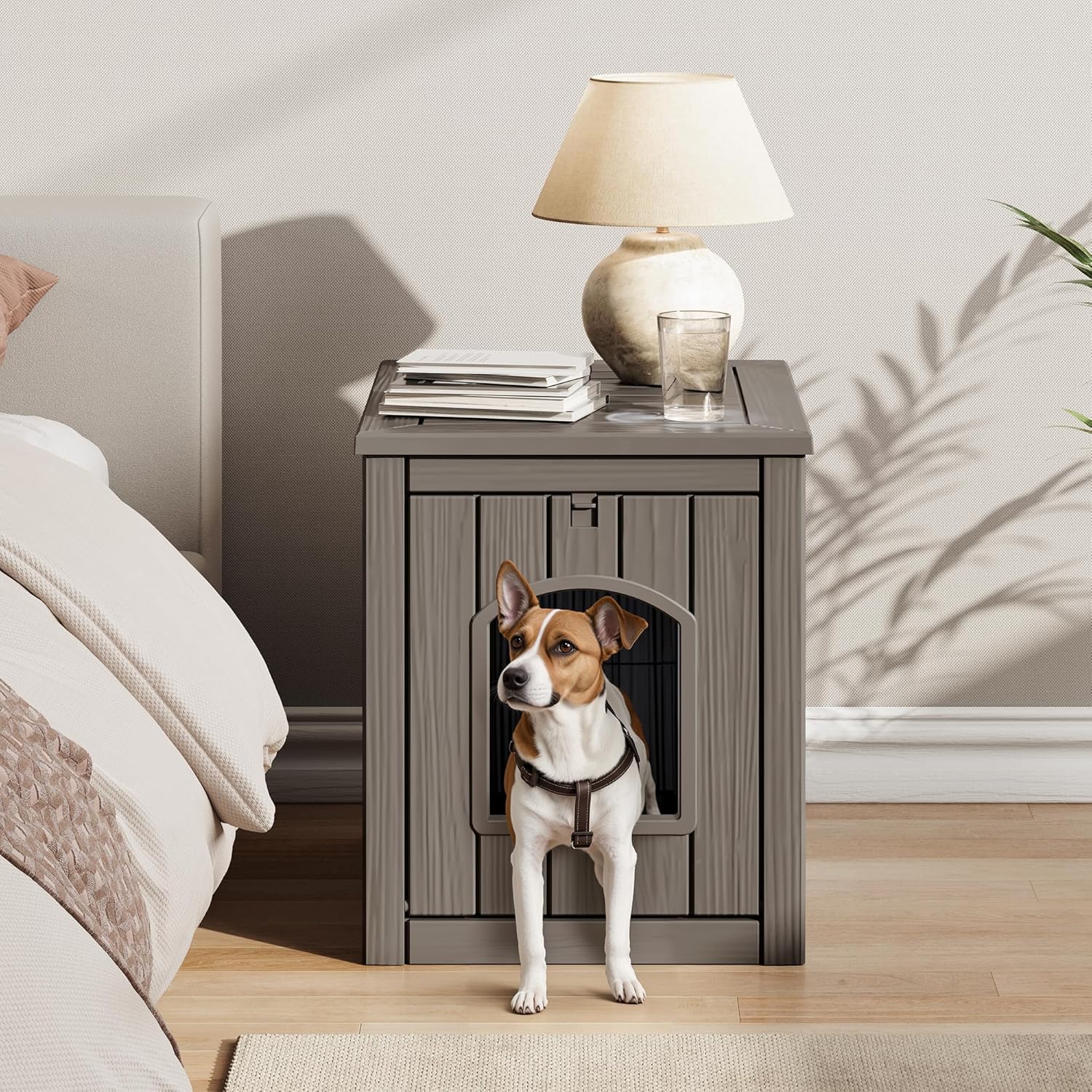 The Stylish Dog House: A Weatherproof Shelter for Your Furry Friend!