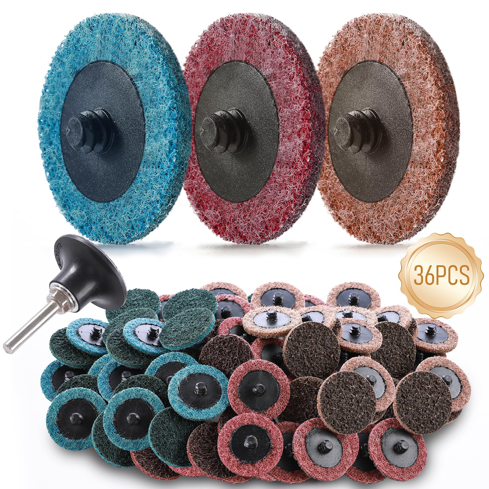 36 Pcs Quick Change Discs for Die Grinder -8