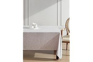 Laura Ashley Harper 60" x 120" Luxurious Rectangular Tablecloth