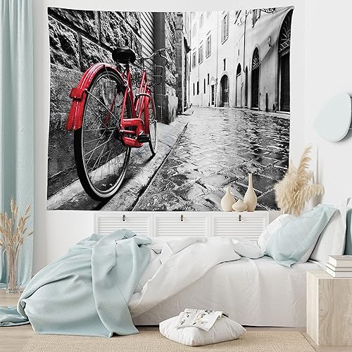 Miniatura 16 de Lunarable Tapiz de flores tamaño individual, racimo de flores abstractas con fondo de polinización de neón, formas de crecimiento de la naturaleza