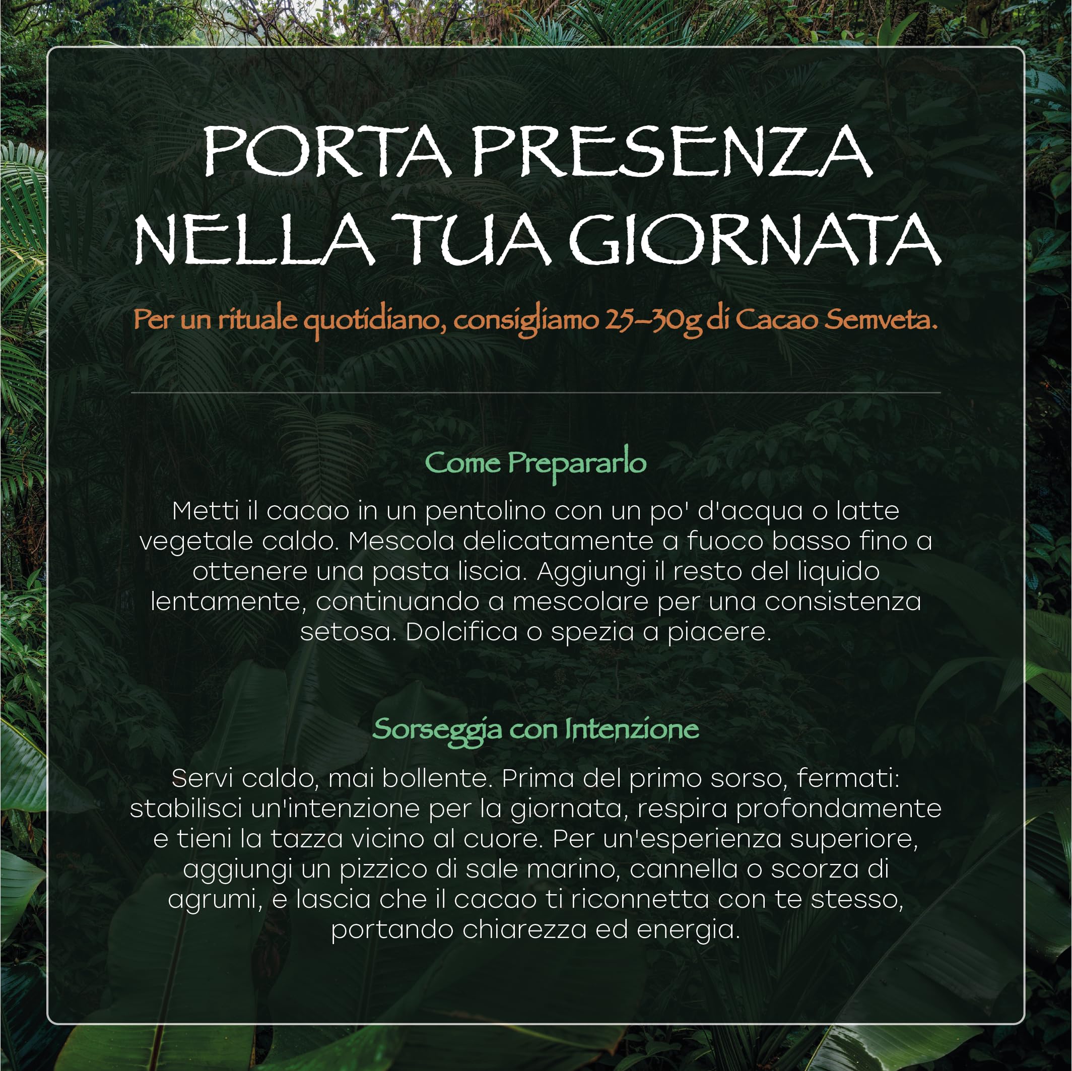 Pasta Di Cacao Cerimoniale Ecuadoriano 500 G – Fava Nacional – Il Cioccolato Da Bere Più Antico Al Mondo – Blocco Di Cacao Cerimoniale Puro