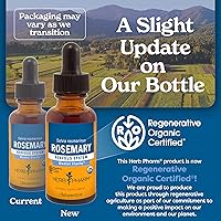 Vista 3 de Herb Pharm Extracto líquido de romero orgánico certificado, 1 onza líquida (el embalaje puede variar)