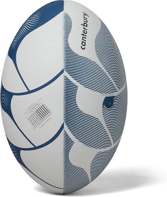 Canterbury Thrillseeker Rugby League Union Training Ball White/Blue